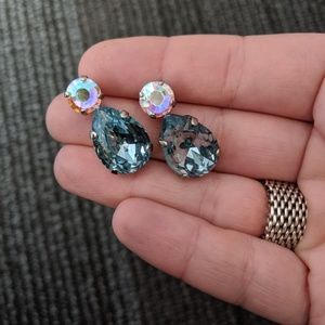 Sorrelli Teardrop Crystal Accent Earrings